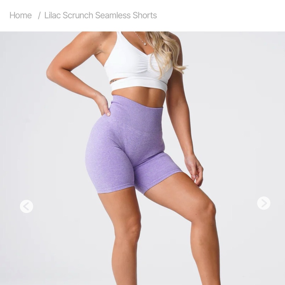 Lilac Seamless Women's Shorts